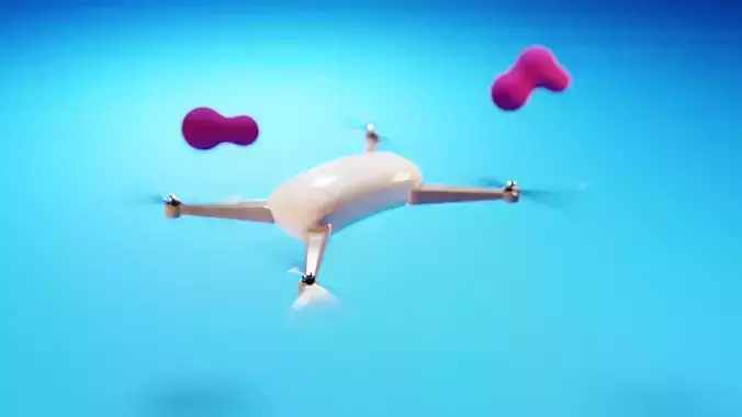 Dron Animation FREE Free 3D model