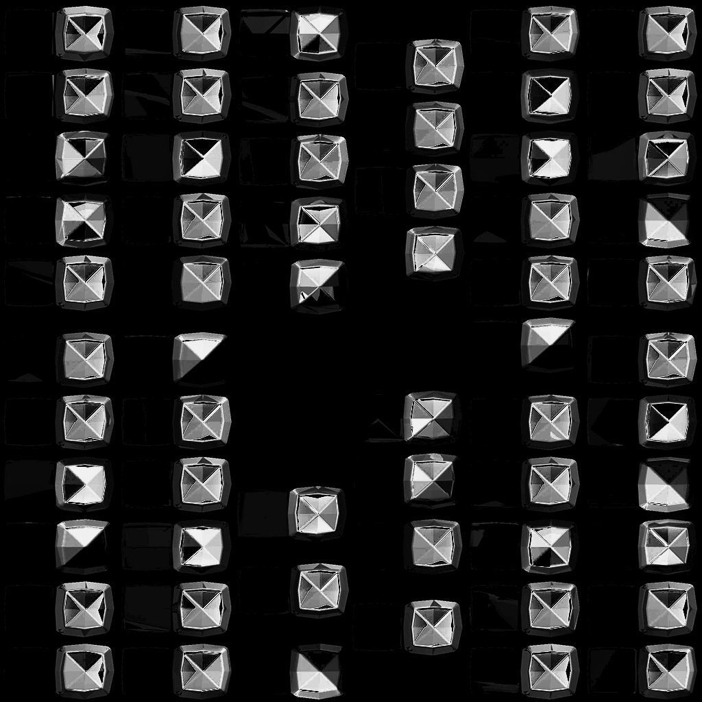 No Heel Boots with Rivets Low-poly 3D model_10