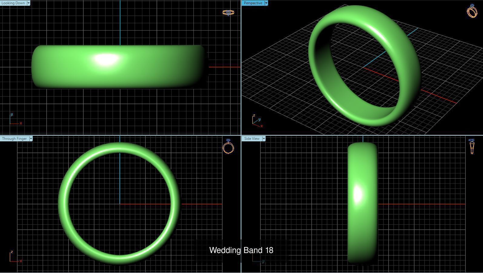 3DM 52 MENS RING FILES 3D Model Collection_58