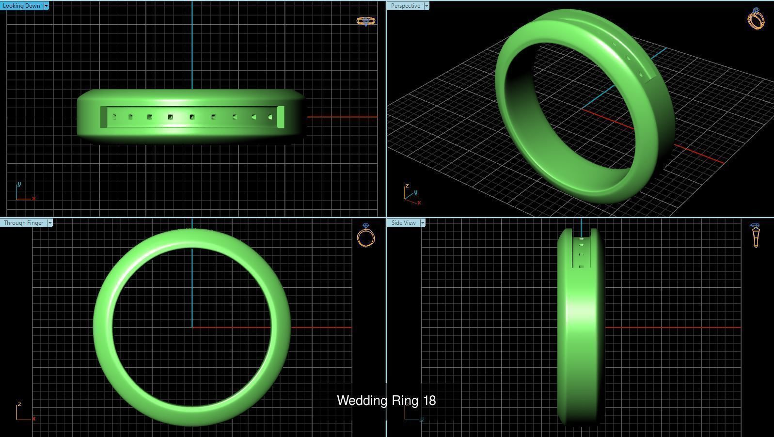 3DM 52 MENS RING FILES 3D Model Collection_42