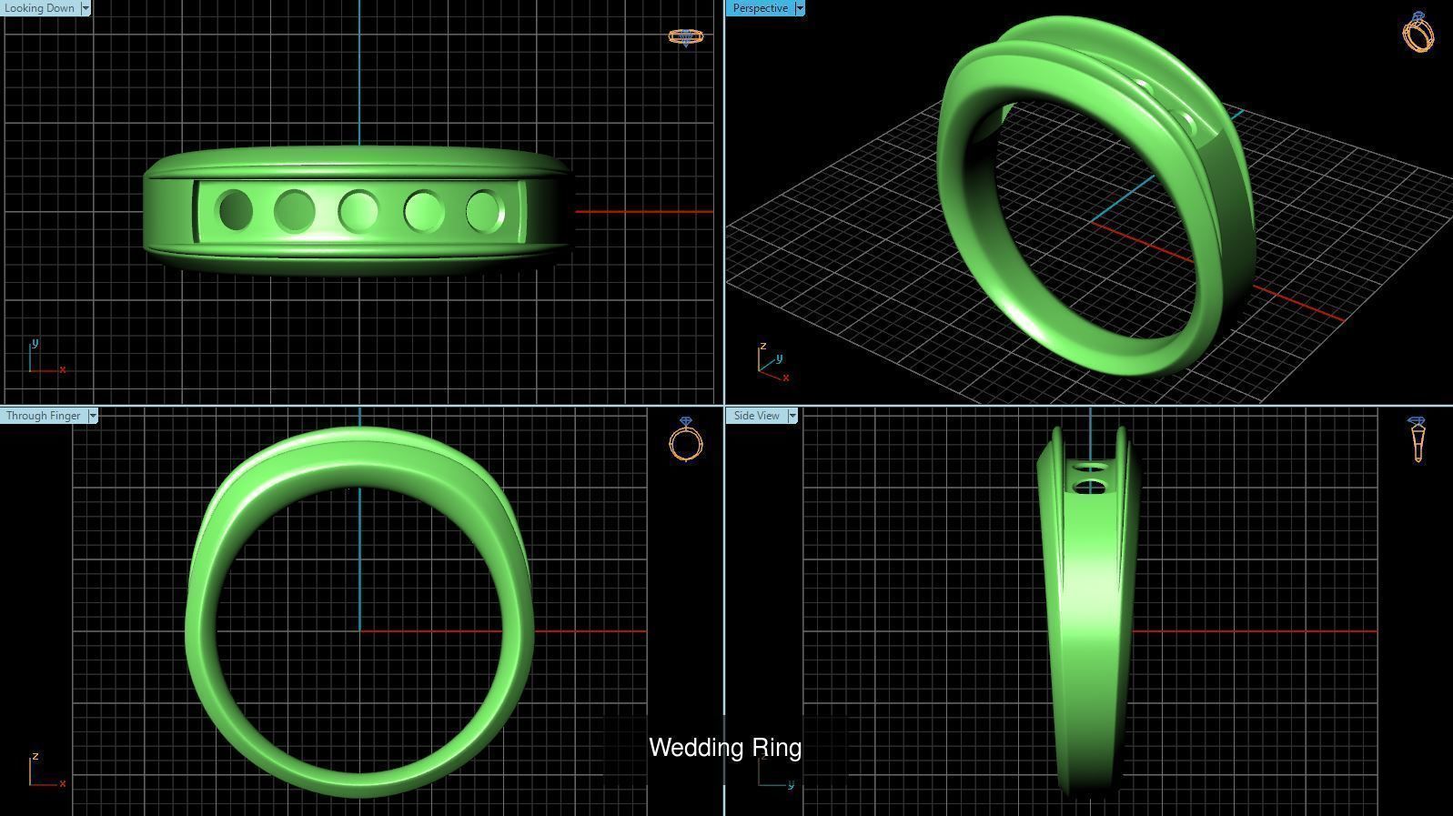 3DM 52 MENS RING FILES 3D Model Collection_13