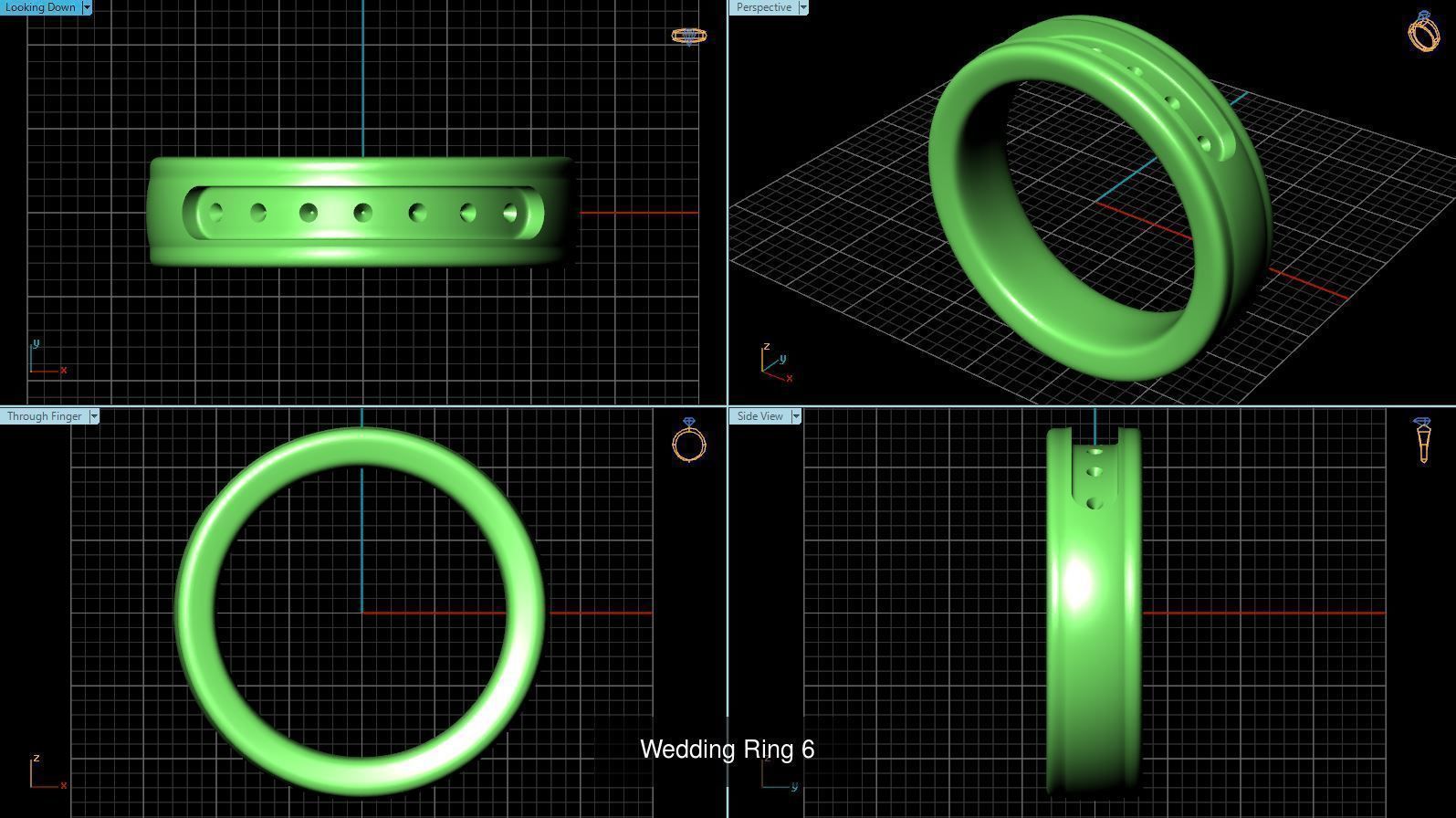 3DM 52 MENS RING FILES 3D Model Collection_23