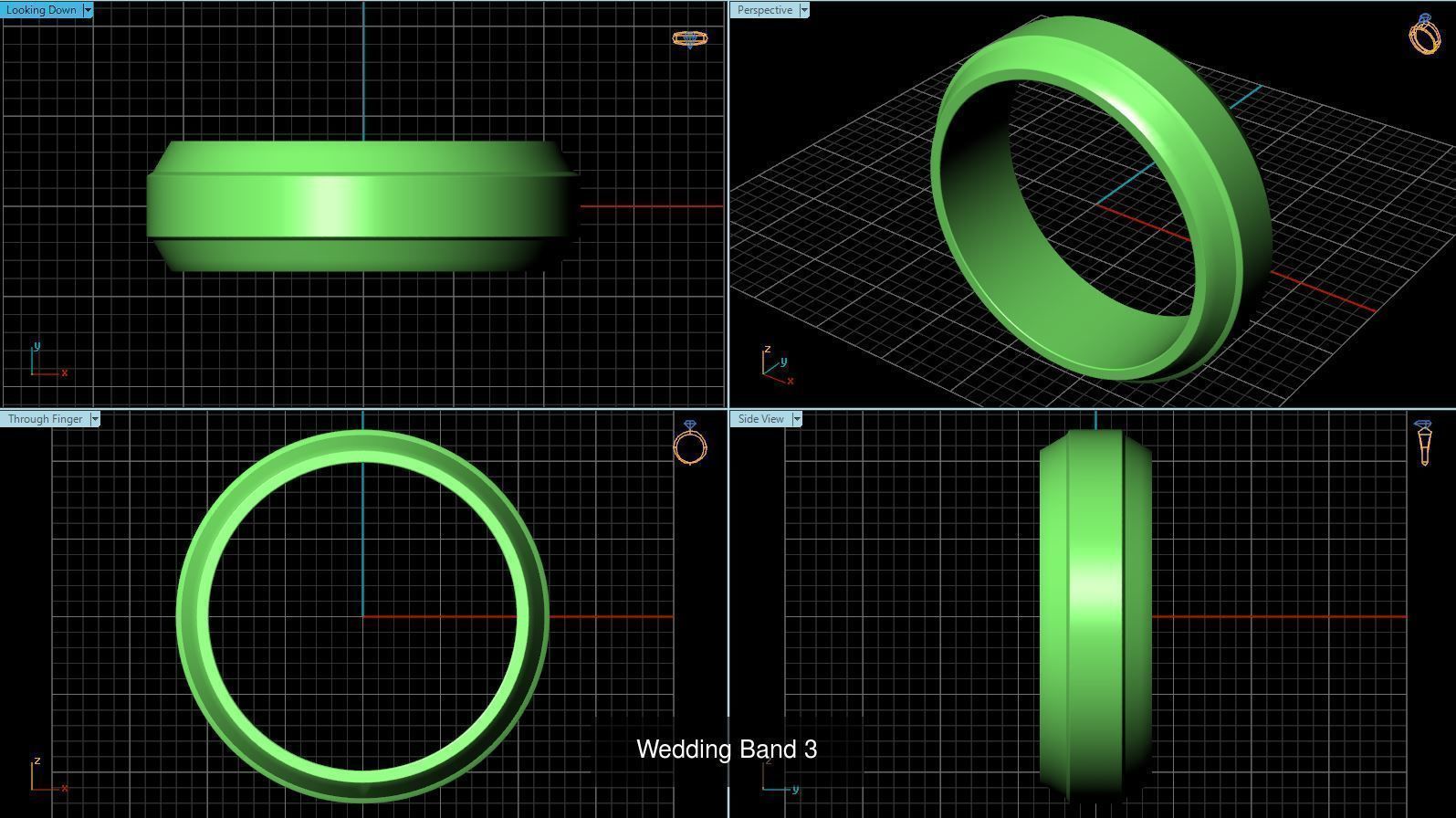 3DM 52 MENS RING FILES 3D Model Collection_26