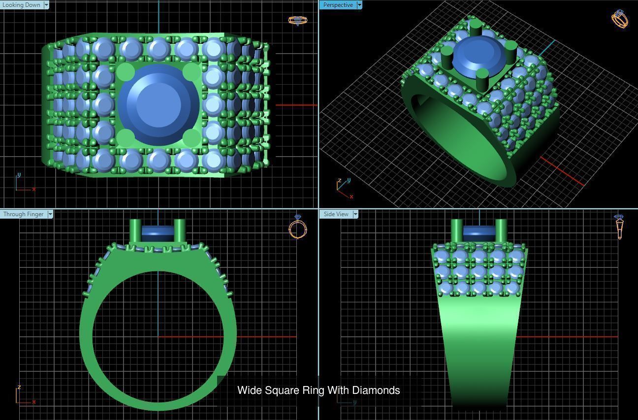 3DM 52 MENS RING FILES 3D Model Collection_10
