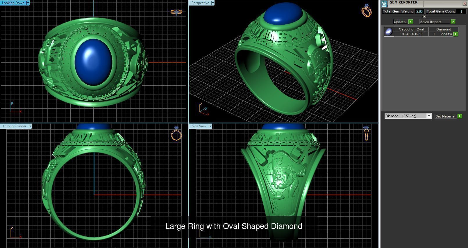 3DM 52 MENS RING FILES 3D Model Collection_12