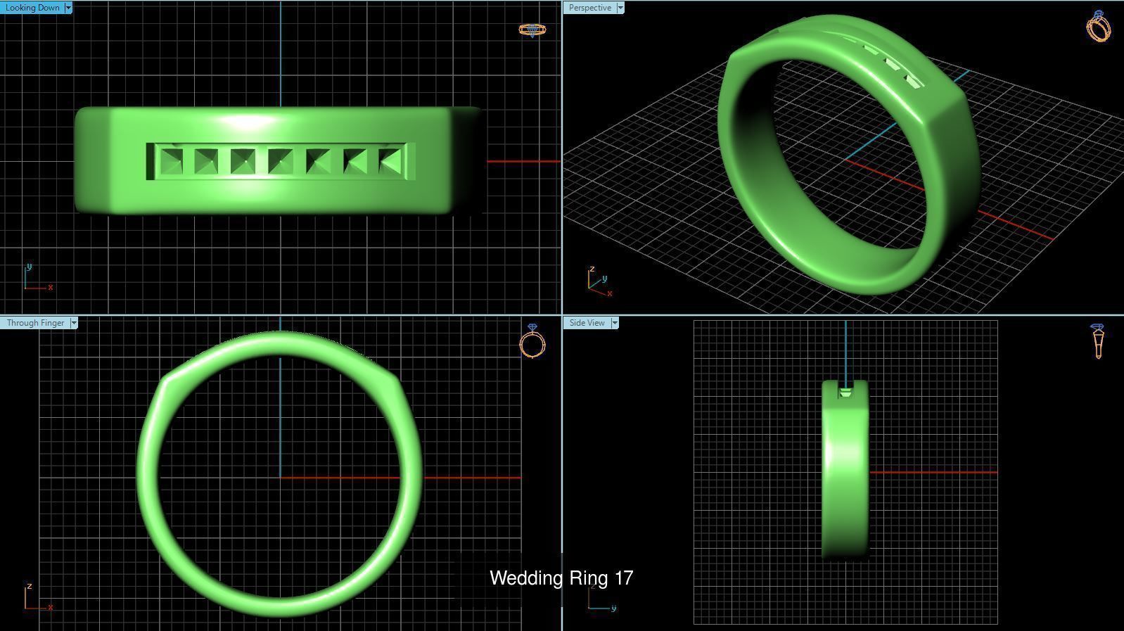 3DM 52 MENS RING FILES 3D Model Collection_41