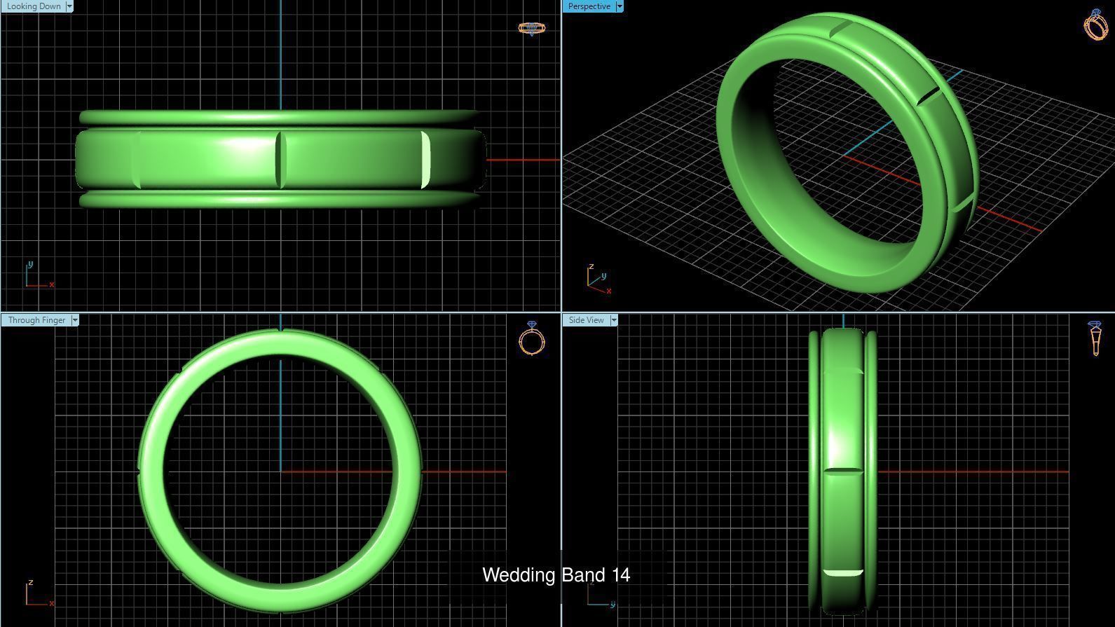 3DM 52 MENS RING FILES 3D Model Collection_54