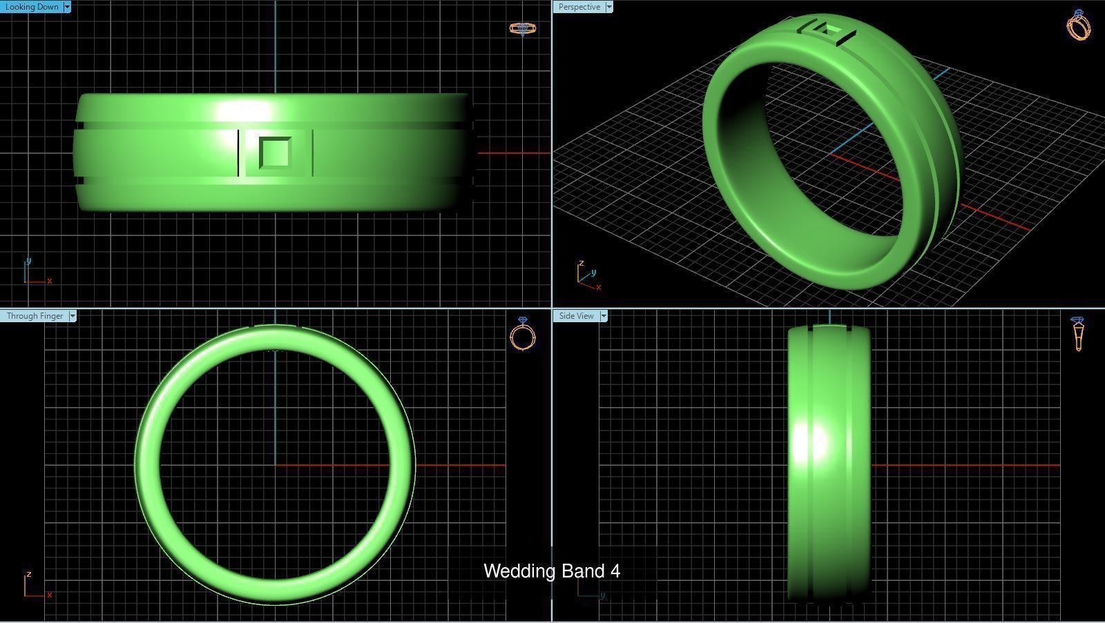 3DM 52 MENS RING FILES 3D Model Collection_37