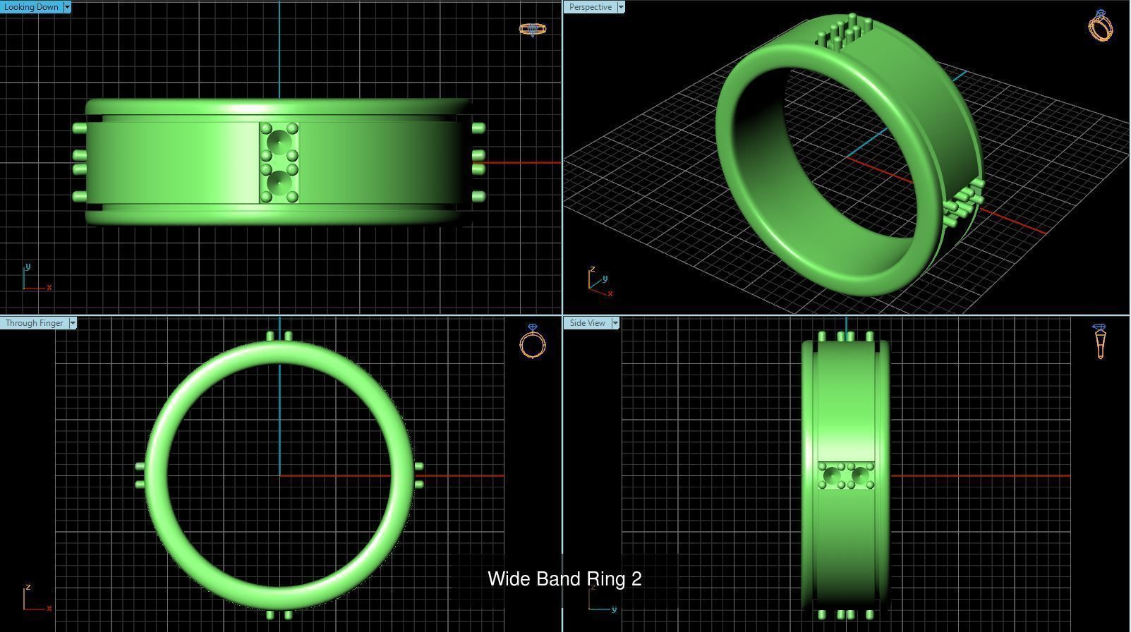 3DM 52 MENS RING FILES 3D Model Collection_27
