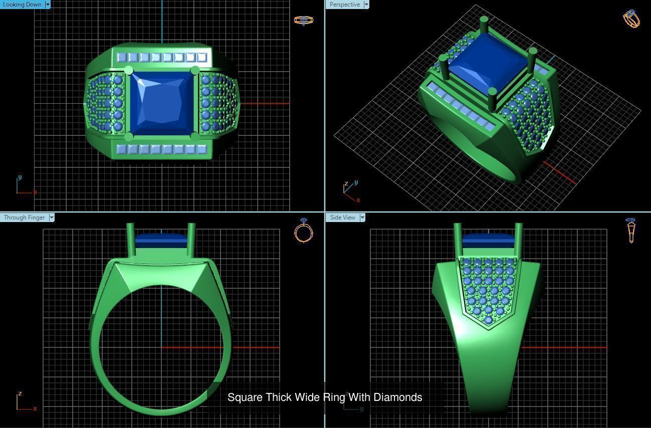 3DM 52 MENS RING FILES 3D Model Collection_11