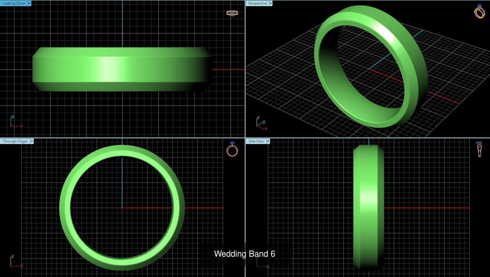 3DM 52 MENS RING FILES 3D Model Collection_44
