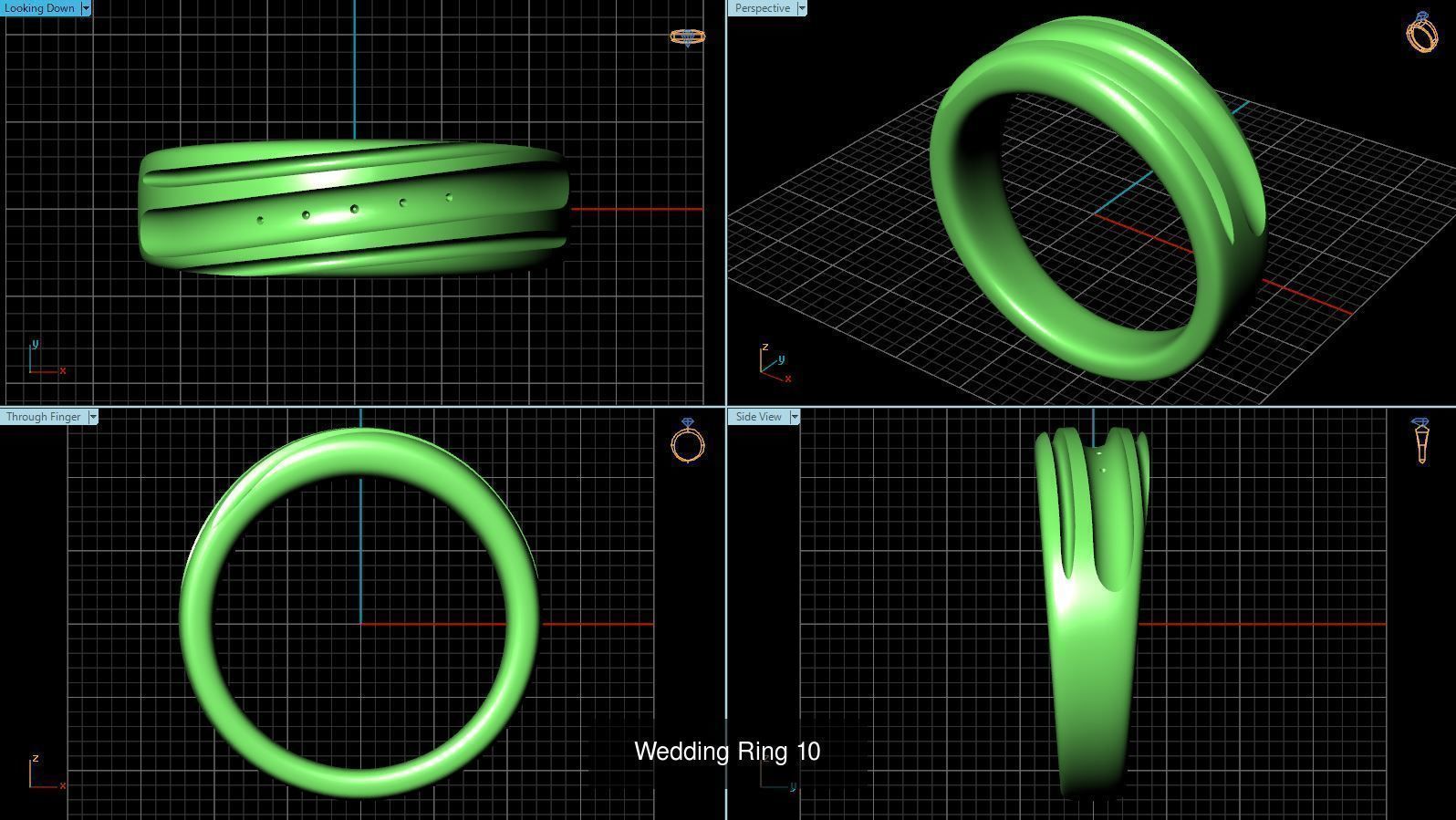 3DM 52 MENS RING FILES 3D Model Collection_32
