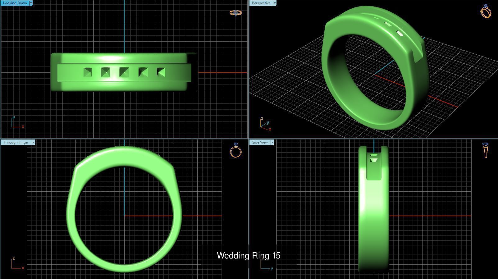 3DM 52 MENS RING FILES 3D Model Collection_39