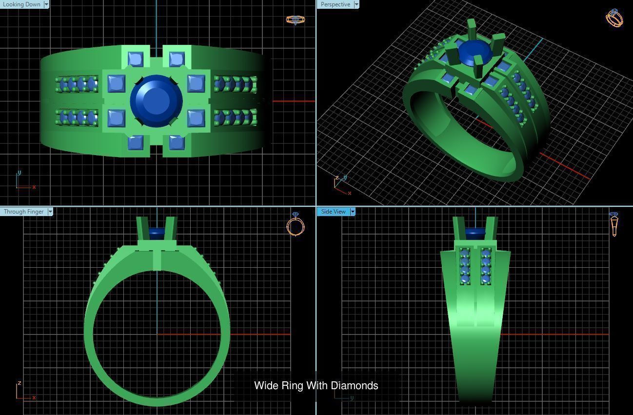3DM 52 MENS RING FILES 3D Model Collection_9