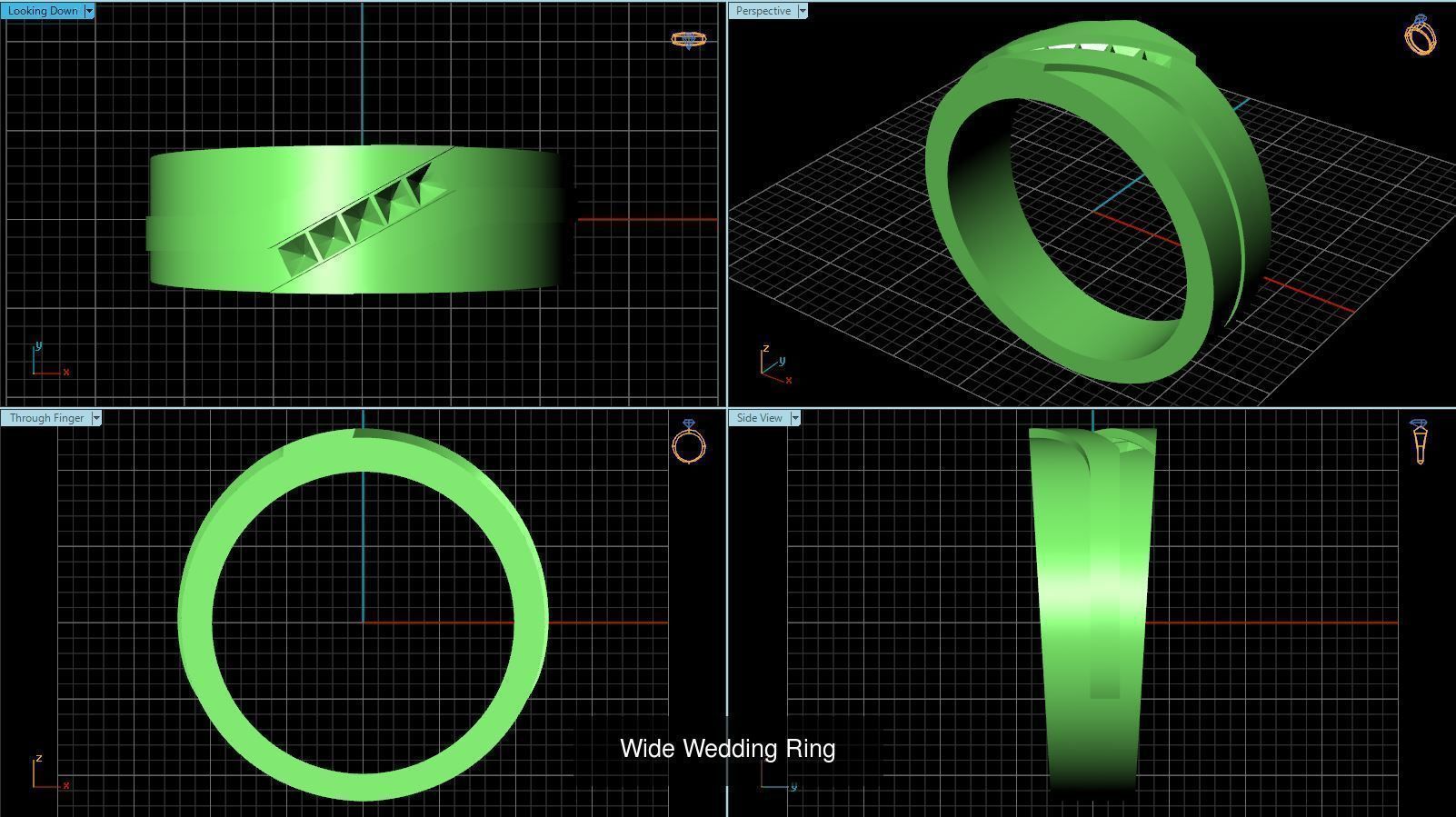 3DM 52 MENS RING FILES 3D Model Collection_38