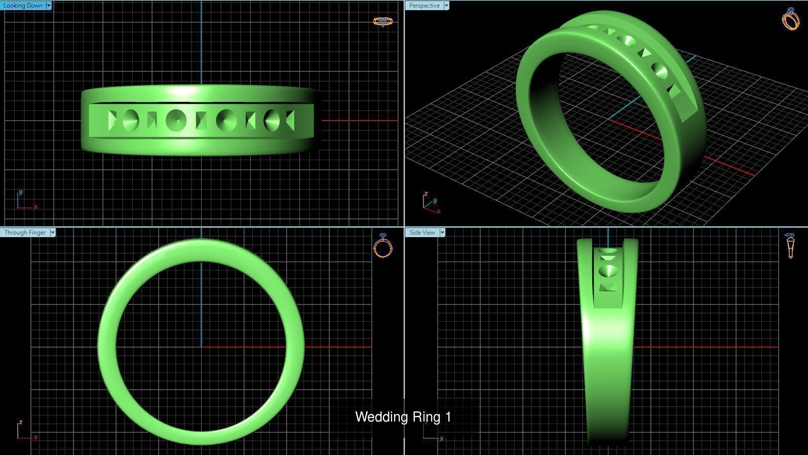 3DM 52 MENS RING FILES 3D Model Collection_14