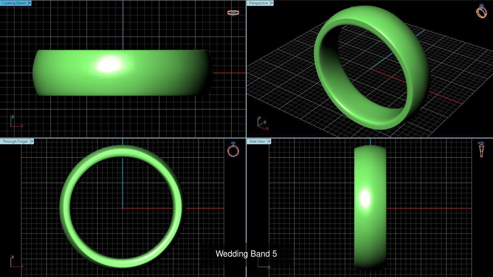 3DM 52 MENS RING FILES 3D Model Collection_43