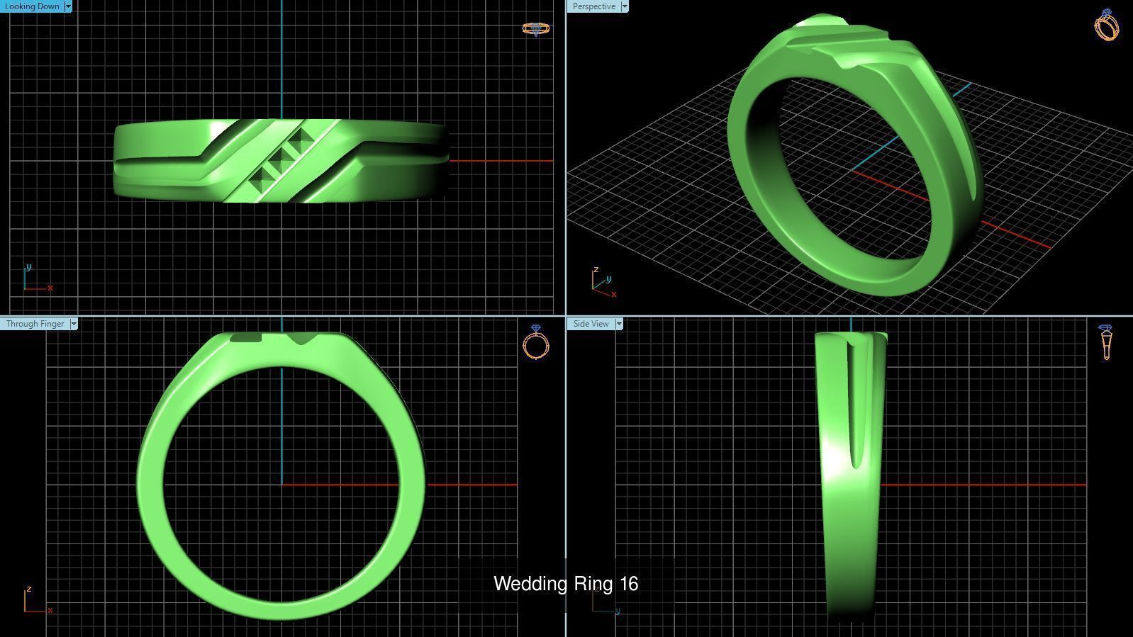 3DM 52 MENS RING FILES 3D Model Collection_40