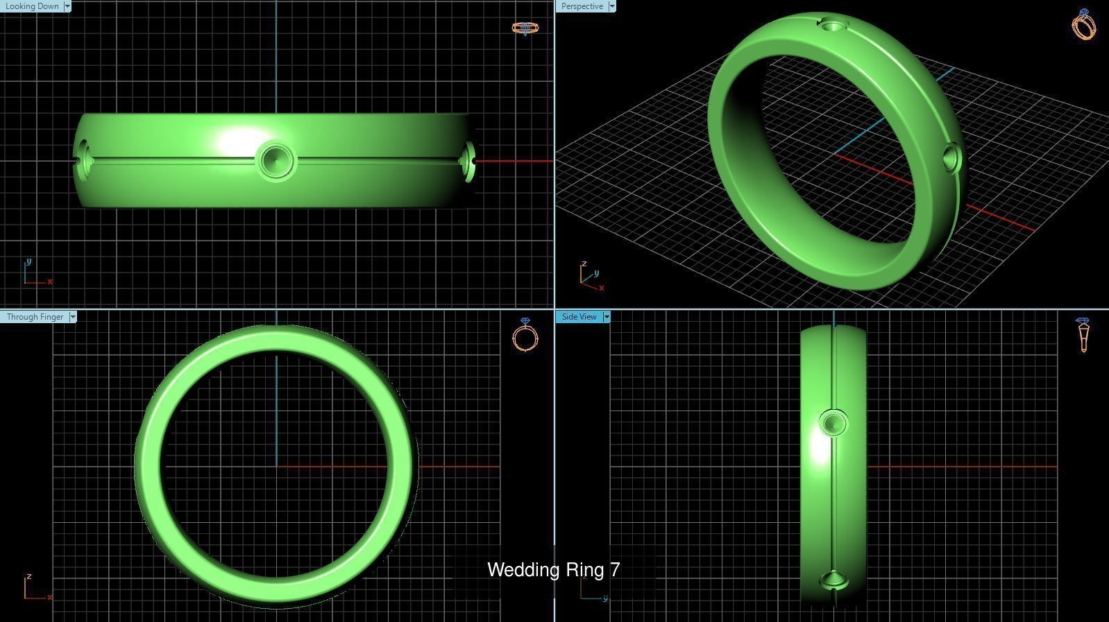 3DM 52 MENS RING FILES 3D Model Collection_25