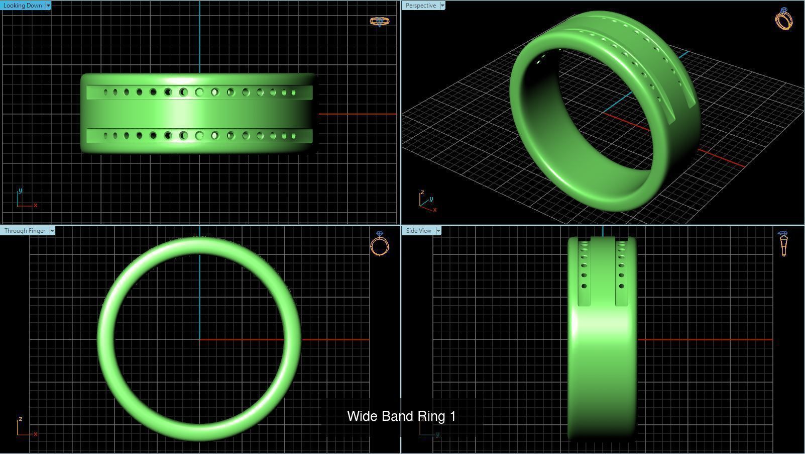 3DM 52 MENS RING FILES 3D Model Collection_16