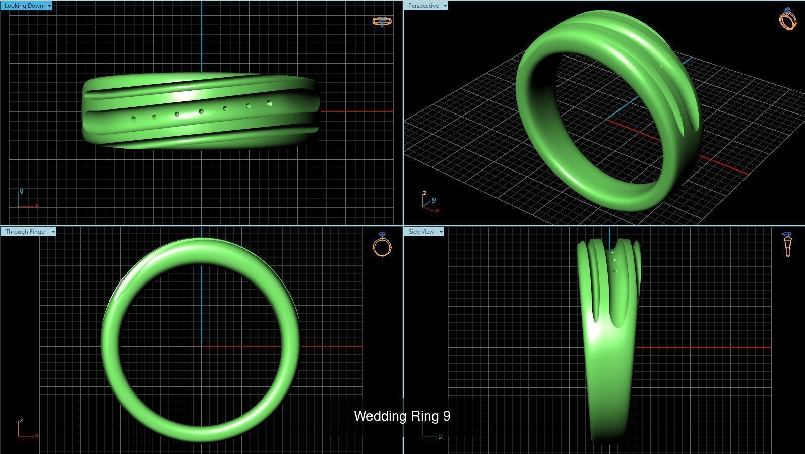 3DM 52 MENS RING FILES 3D Model Collection_31