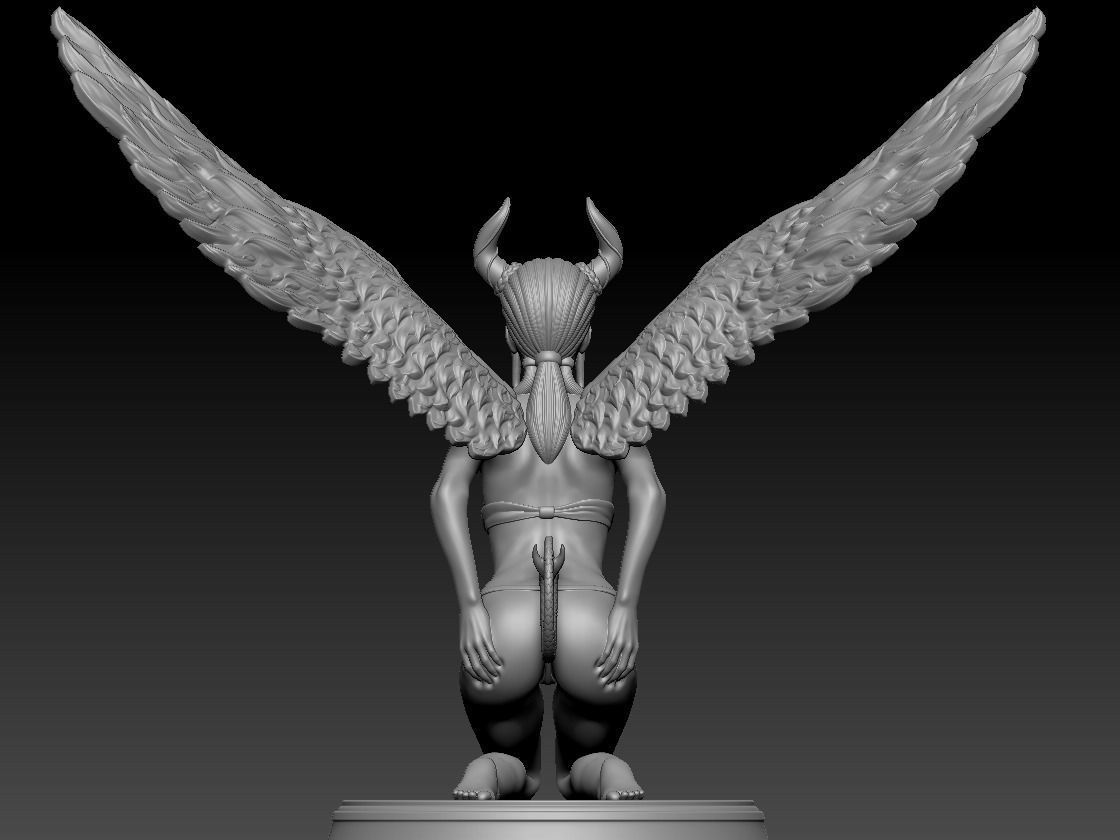 LUCIFER GIRL 3D print model_20