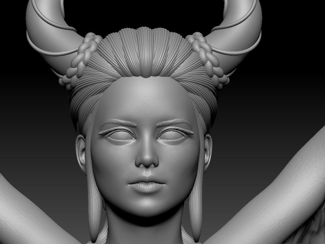 LUCIFER GIRL 3D print model_13