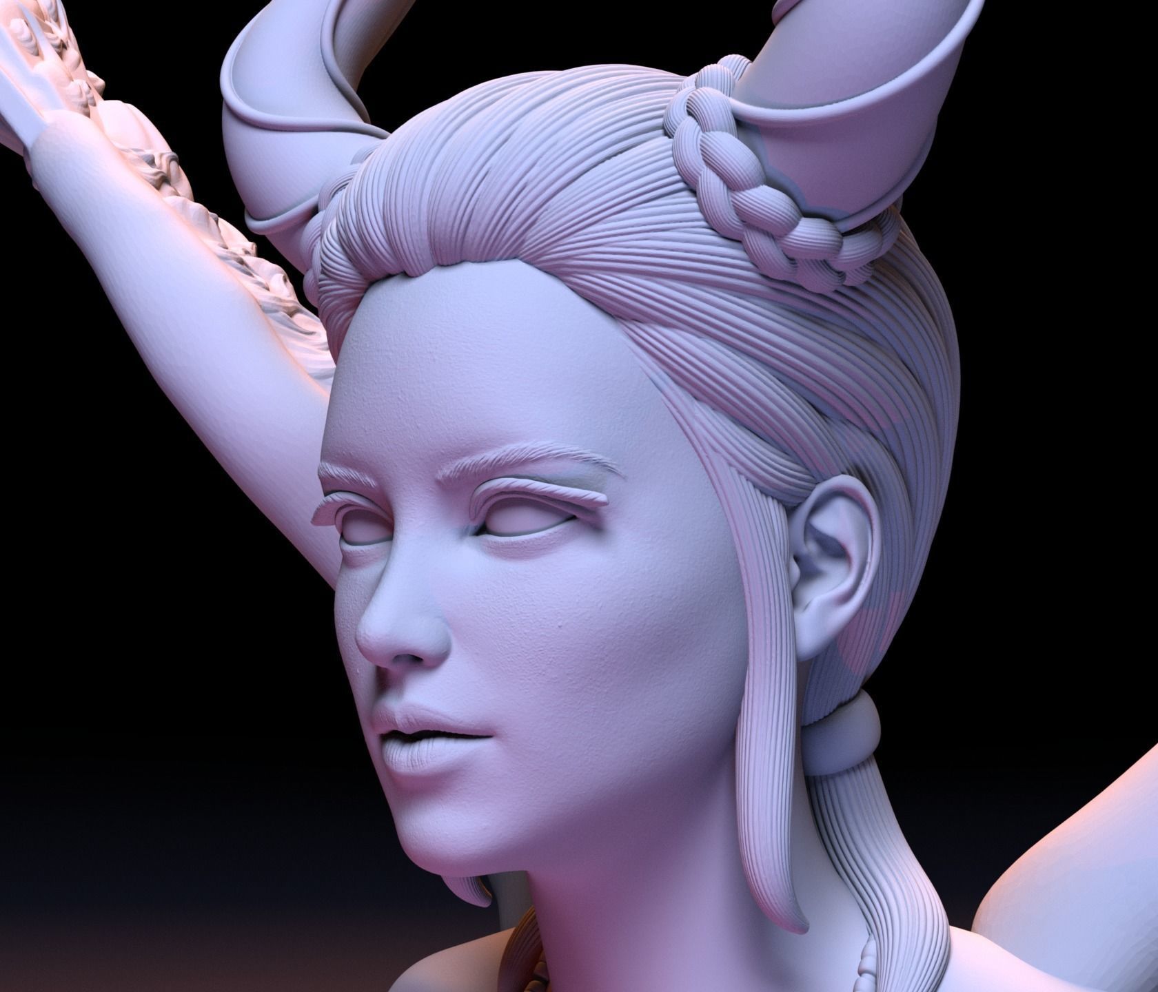 LUCIFER GIRL 3D print model_1