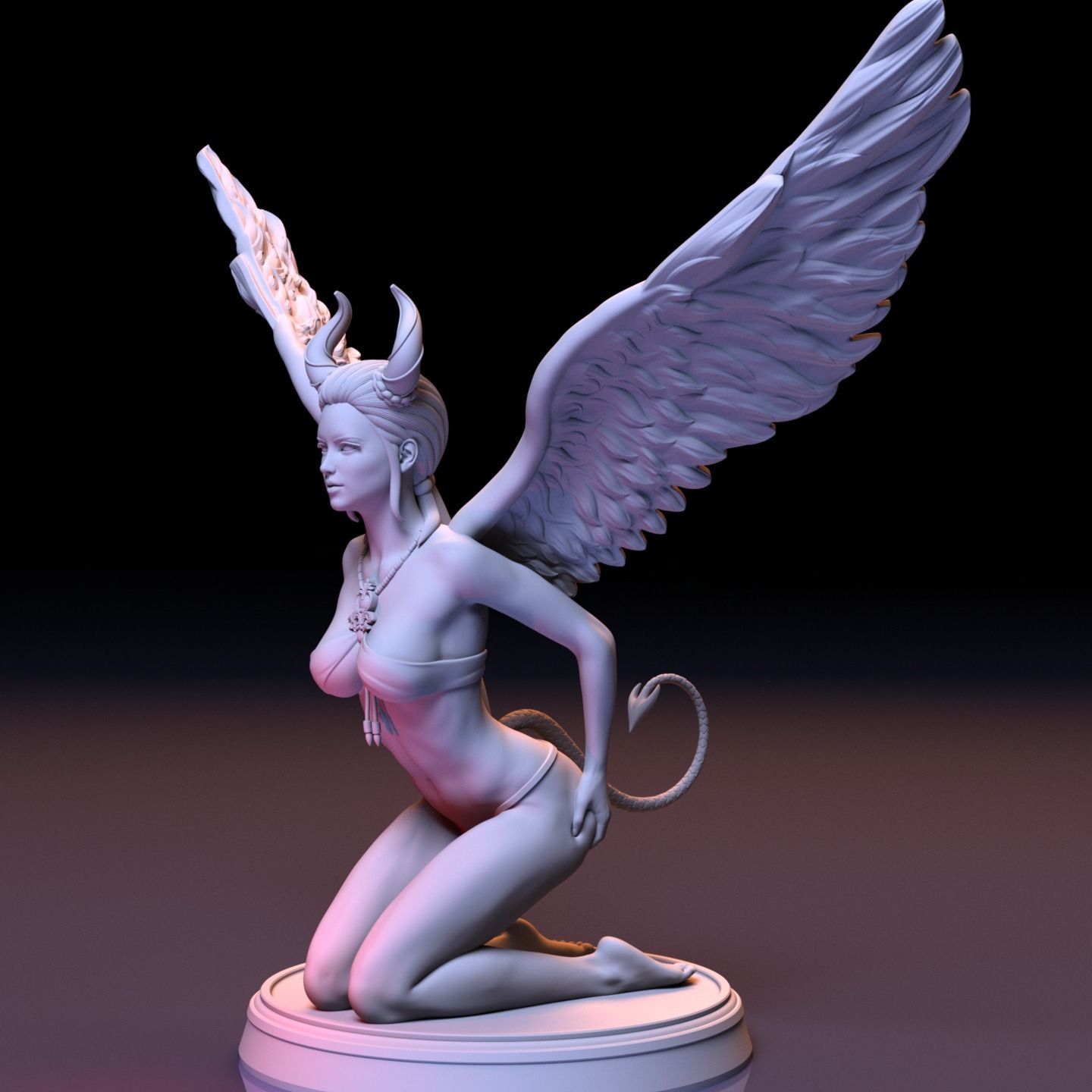 LUCIFER GIRL 3D print model_6