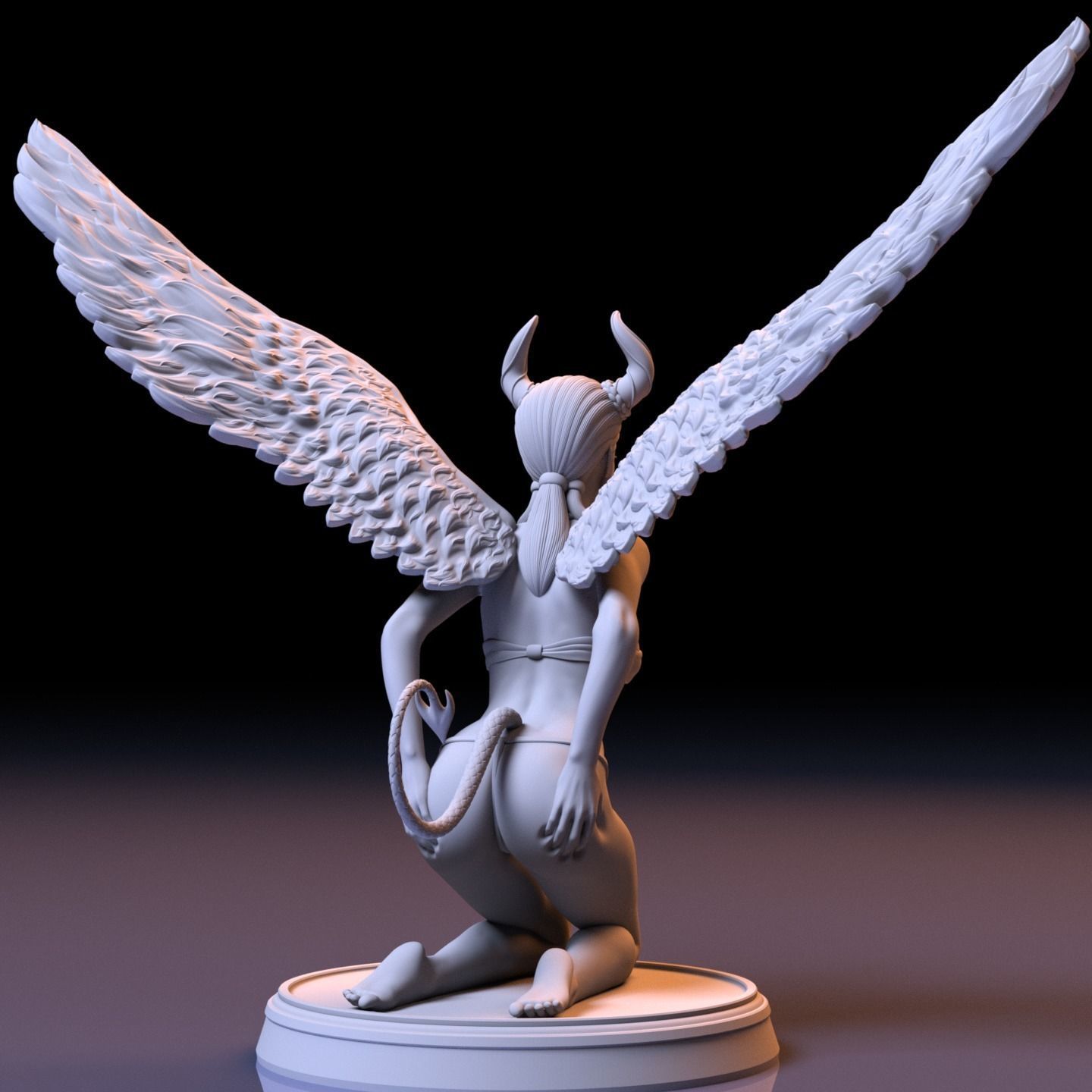 LUCIFER GIRL 3D print model_8