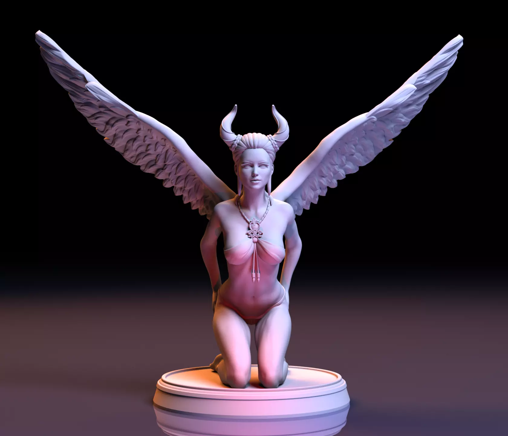 LUCIFER GIRL 3D print model_0