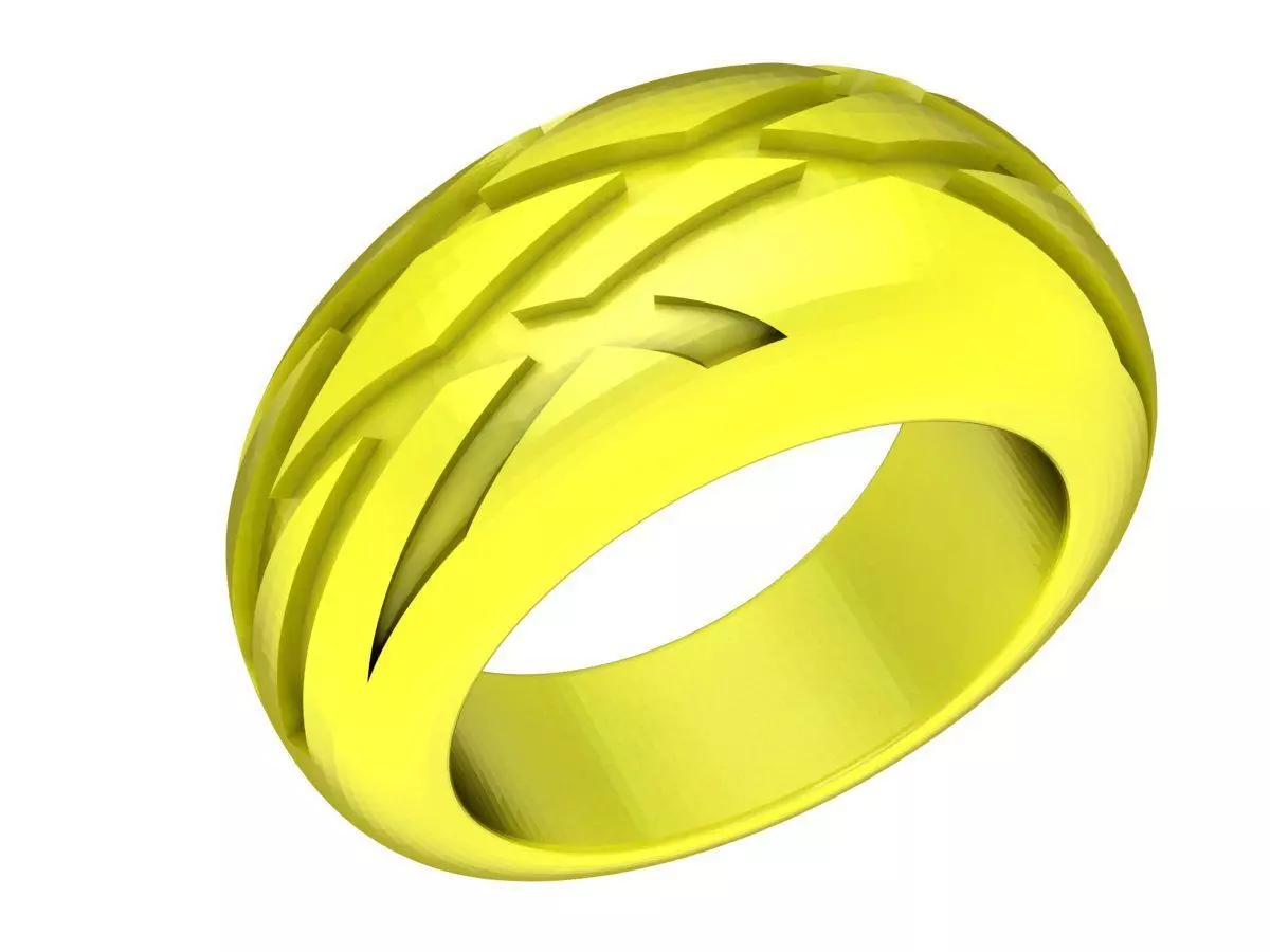 24k art men ring 4905 3D print model_0