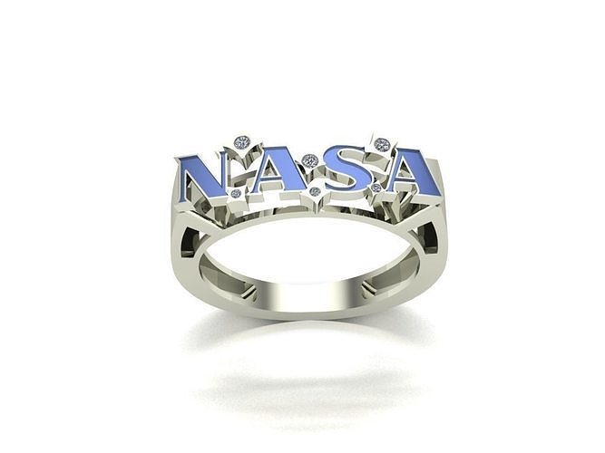 Nasa woman ring 3D print model