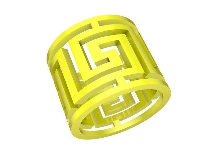 art men ring 4928 Free 3D print model