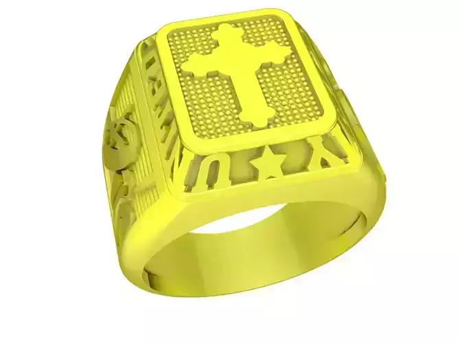  cross ring for men 4935