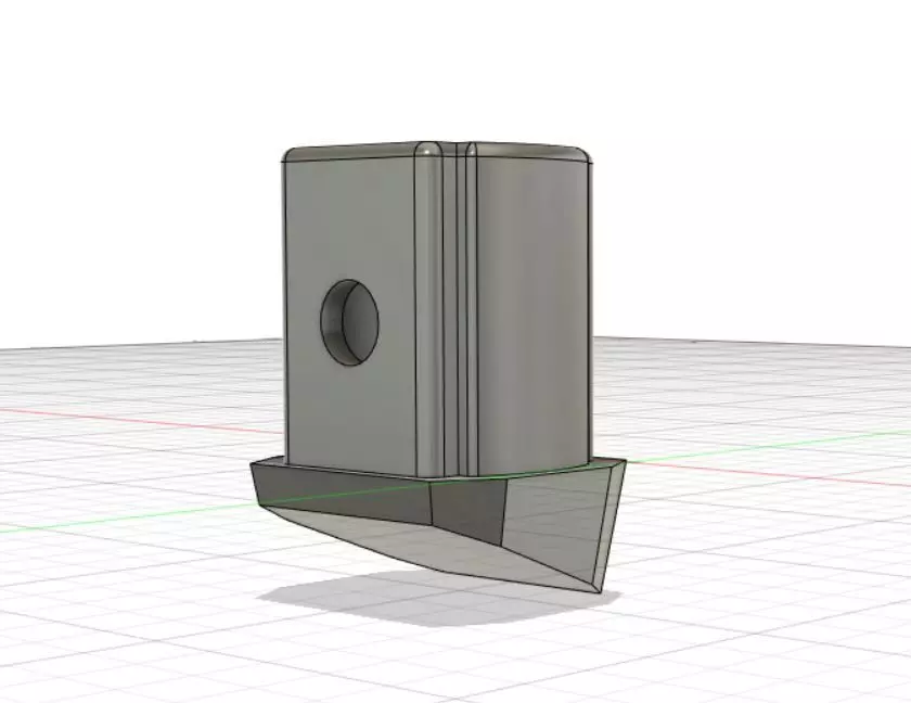 Replaceable foot for Skywatcher EQ3 star tracking mount 3D print model_0