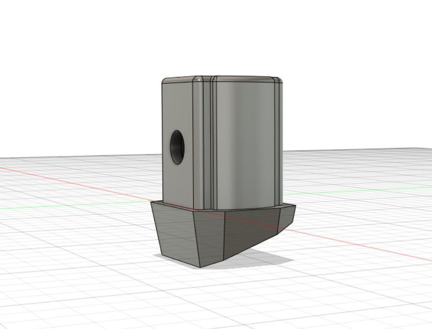 Replaceable foot for Skywatcher EQ3 star tracking mount 3D print model_1