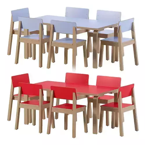 CHILDRENS TABLE AND CHAIRS