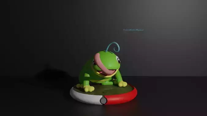 Politoed pokemon 3D print model