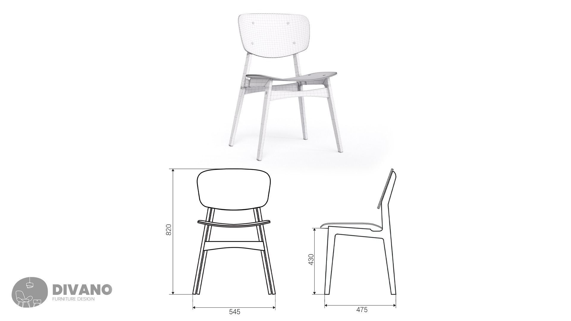 Chair of SID 3D model_1