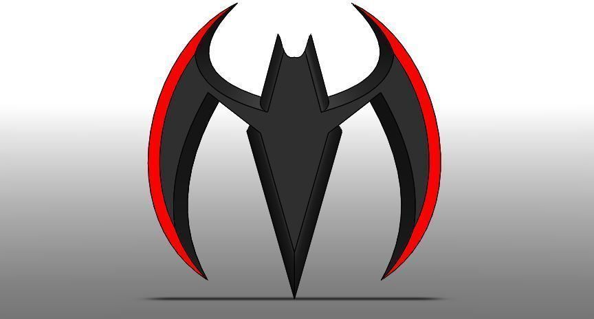 Batarang from Bat Beyond - Batman 3D model_7