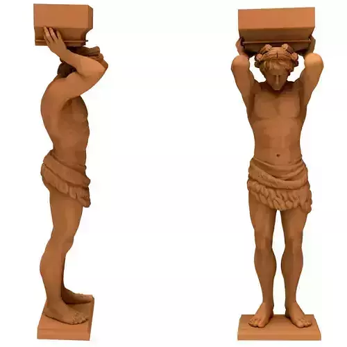 Leg capital 3D model stl