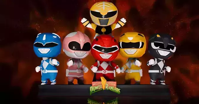 power rangers mini 3D print model