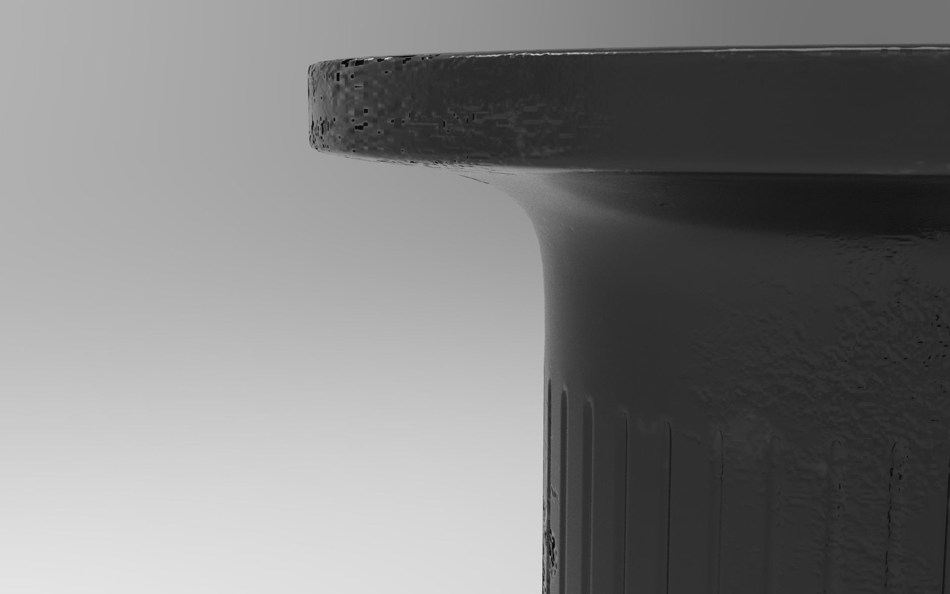Colon Table Low-poly 3D model_4