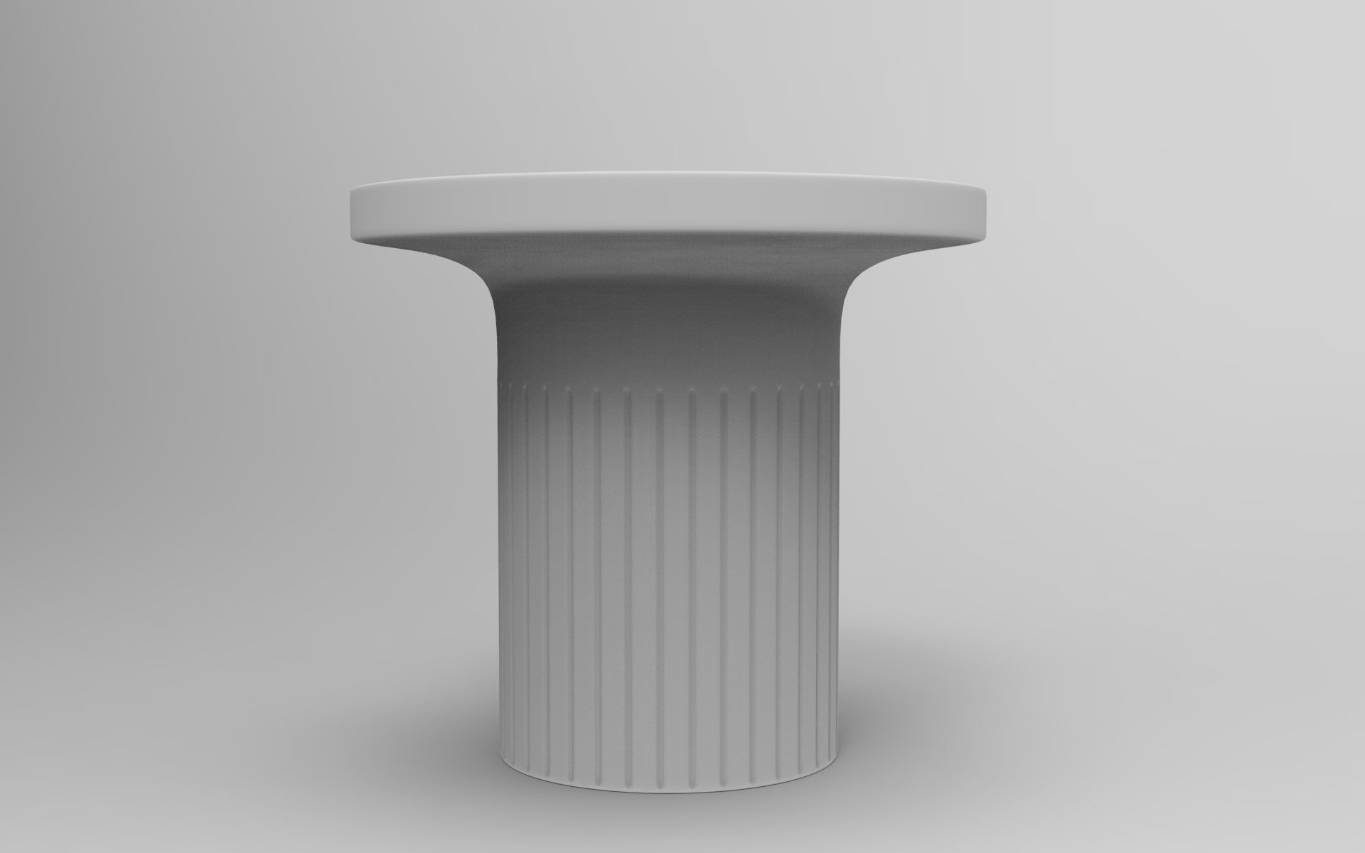 Colon Table Low-poly 3D model_7