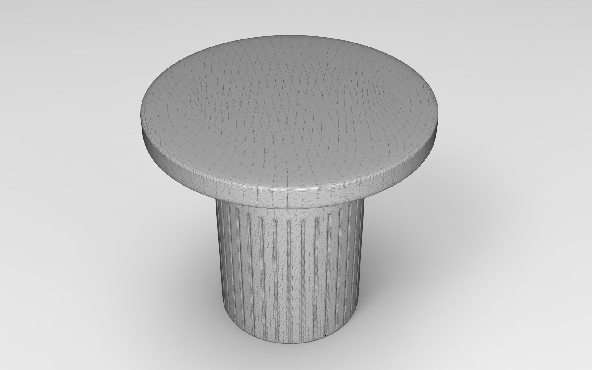 Colon Table Low-poly 3D model_5