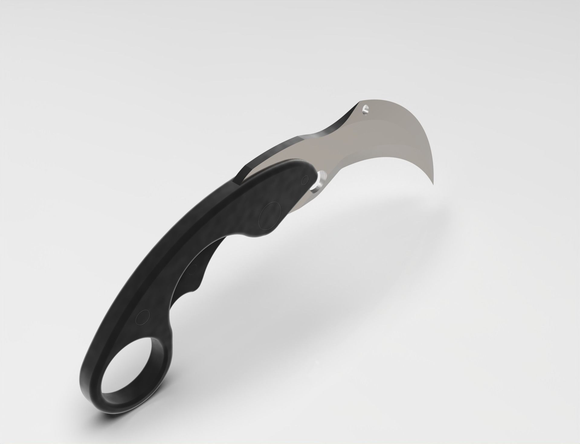 Karambit knife 3D print model_2
