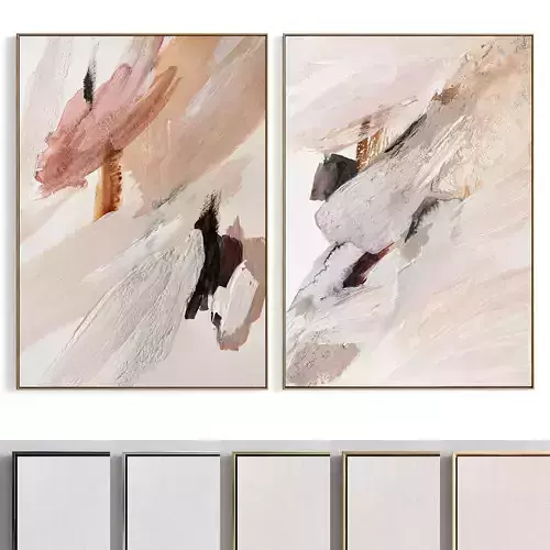 Plaster Two Photo Frame 193