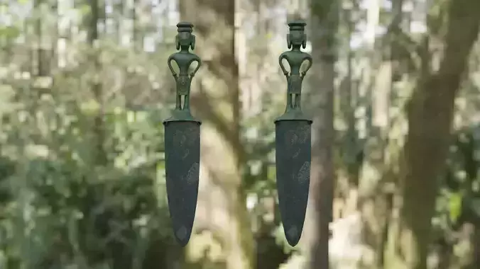 Bronze dagger Dong Son Culture