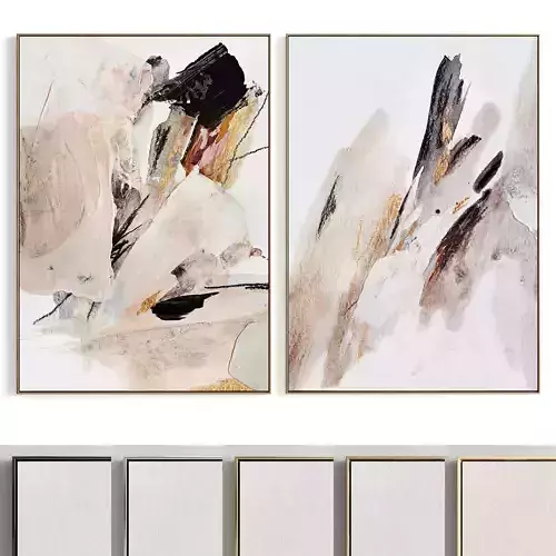 Plaster Two Photo Frame 195